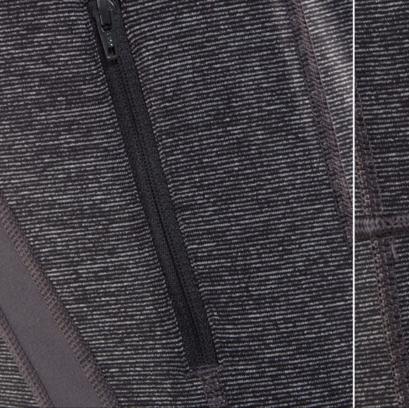 Lululemon In Stride Jacket Coal Wee Stripe / Coal - Picture 5 of 14